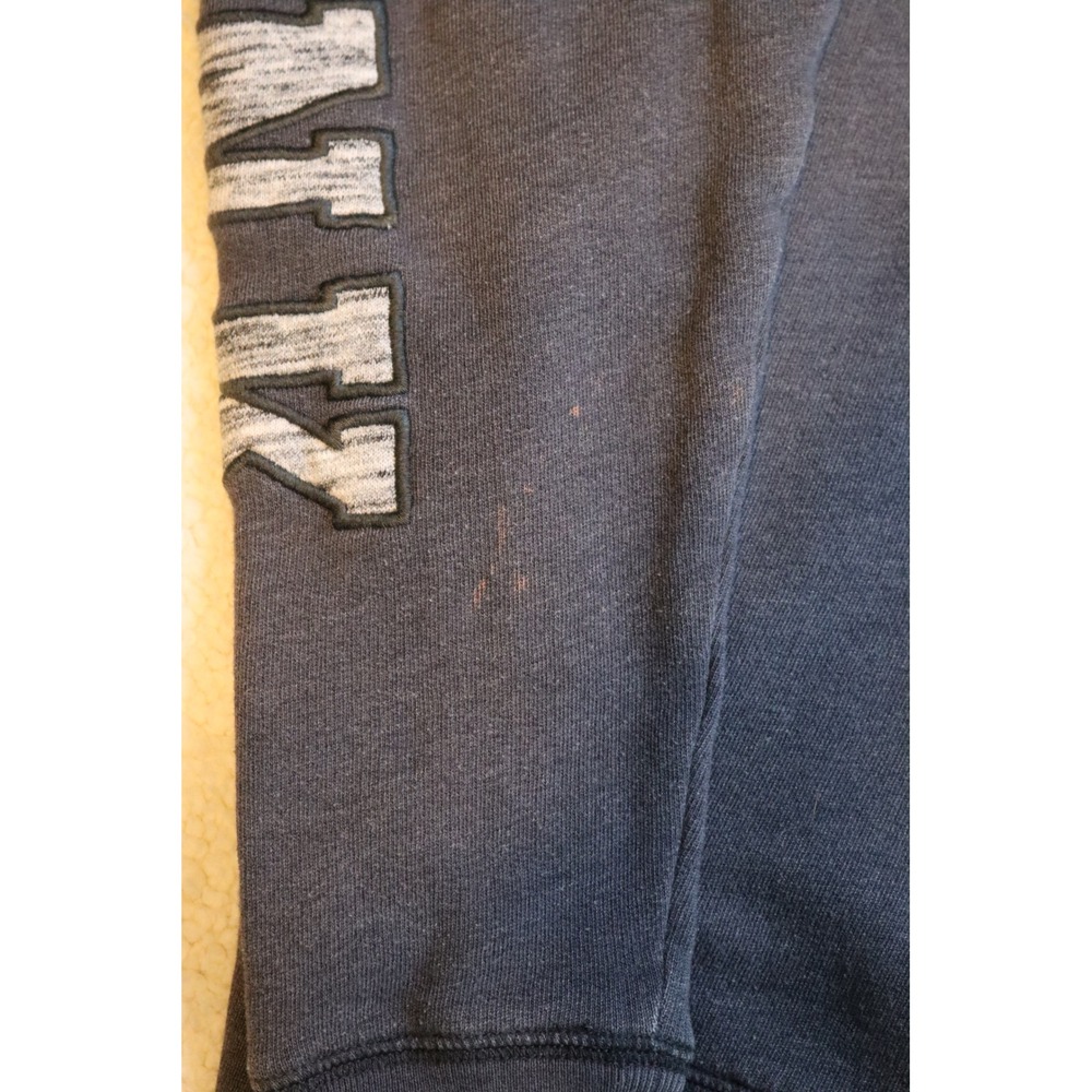 Victoria's Secret PINK Quarter Zip Pullover Sweatshirt Gray Logo XS - Picture 6 of 6